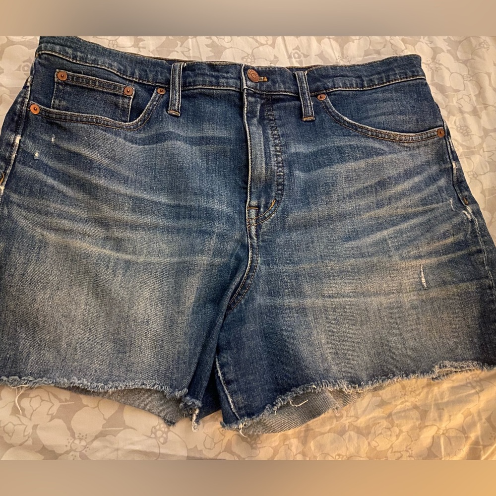 Madewell High Rise Denim Shorts -size 32